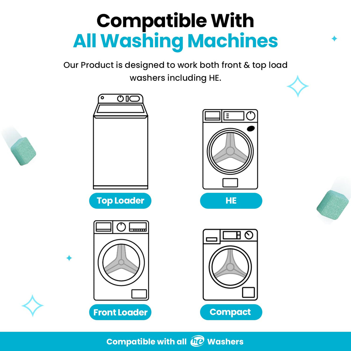 uprootpure Washing Machine Cleaner Turbo