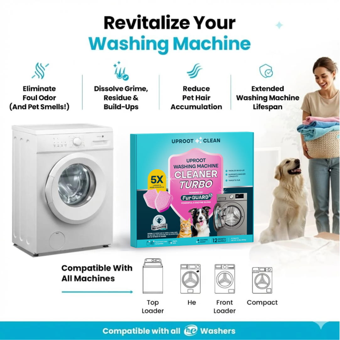 uprootpure Washing Machine Cleaner Turbo
