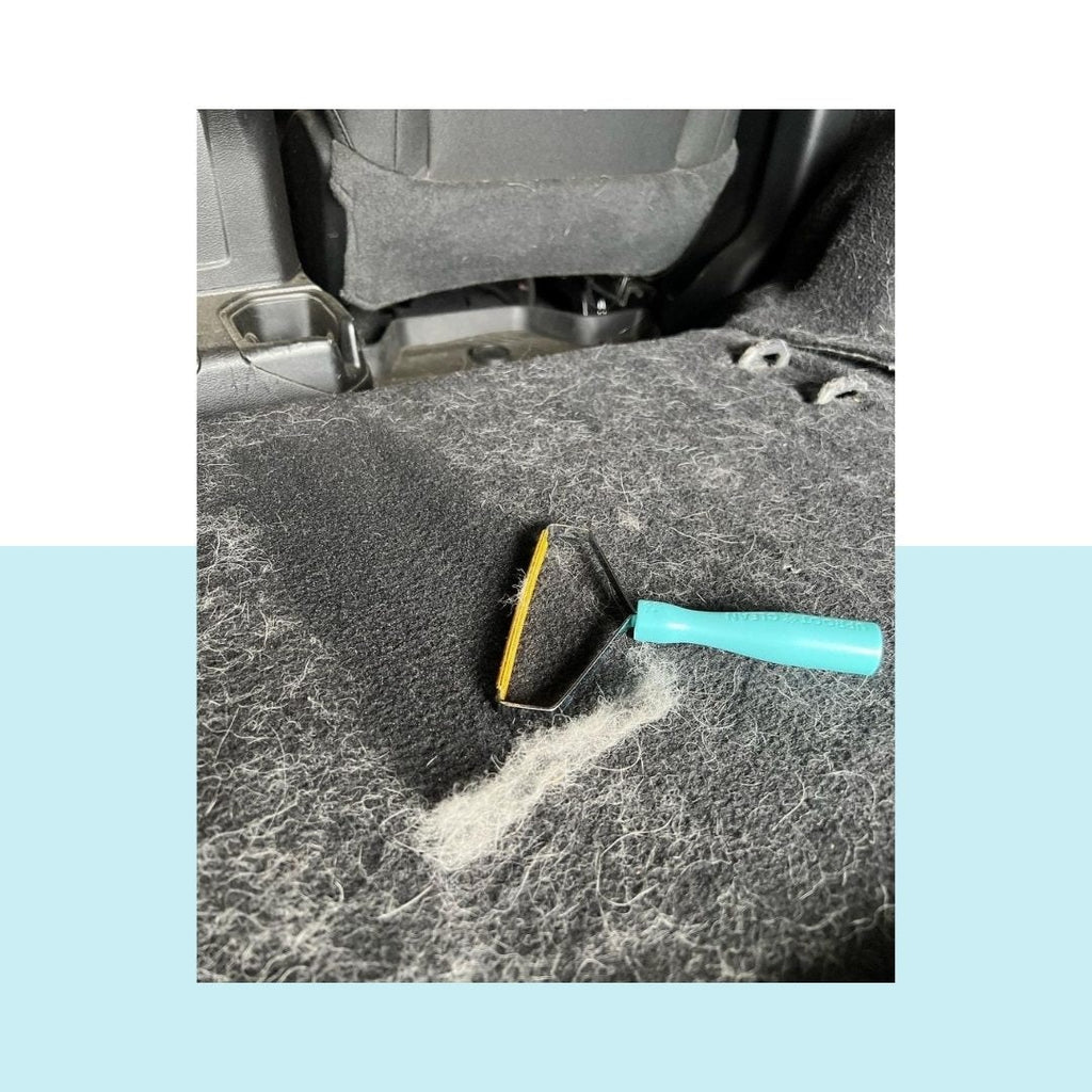 Deshedder brush used on a pet or fabric